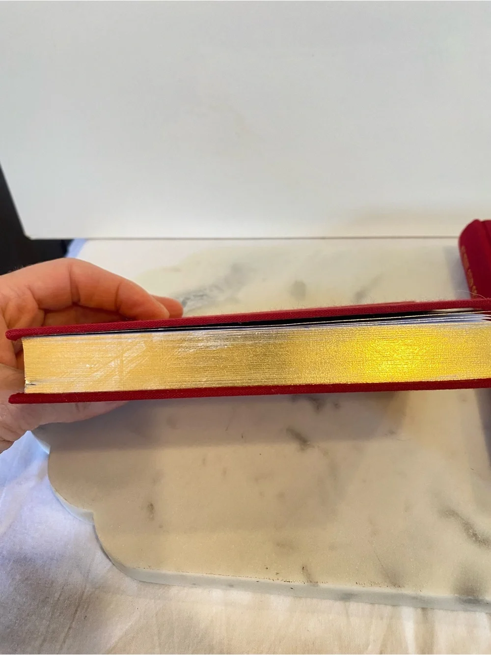 Collectors Library Set Of 2 Brontë Sisters Books Pocket Sized Red Fabric Bound - Picture 7 of 15